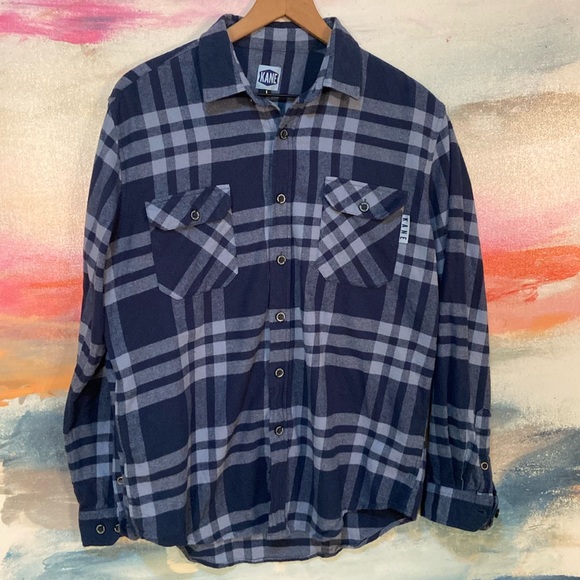 Kane Other - 🔥EC🔥Kane Brewing Company 100% Cotton Classic Flannel Button Up Shirt.
